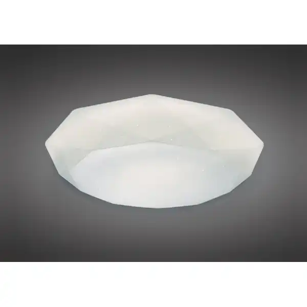 Diamante Flush Ceiling 30W LED 5000K,3000lm,White Acrylic,3yrs Warranty