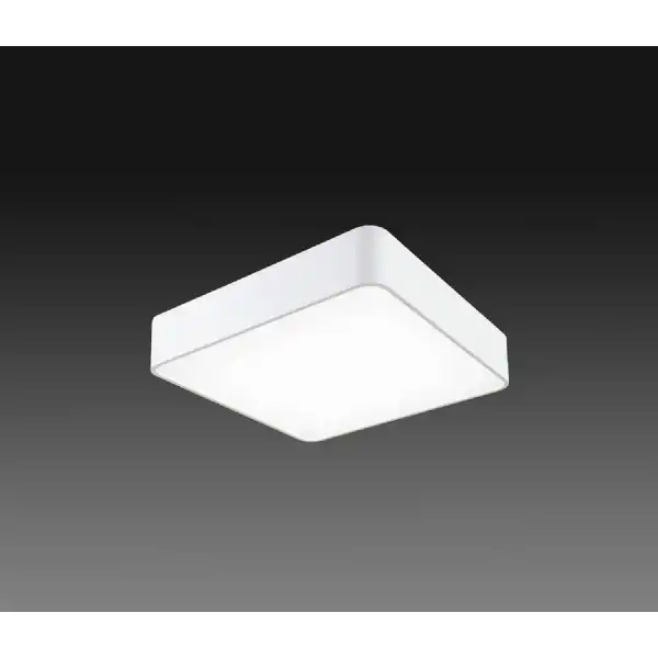 Cumbuco Flush 60cm Square, 4800lm, 80W LED 4000K White Acrylic, 3yrs Warranty