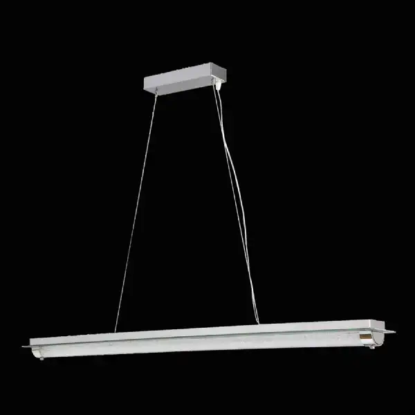 Tube Pendant 36W LED 4000K Polished Chrome Mirror Sand Diamond, 2800lm, 3yrs Warranty