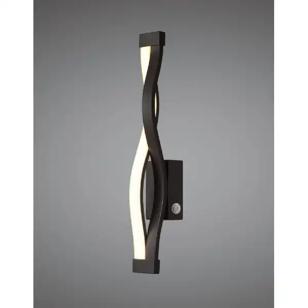 Sahara Brown Oxide Wall Lamp 6W LED 2800K, 420lm, Dimmable Brown Oxide Frosted Acrylic, 3yrs Warranty