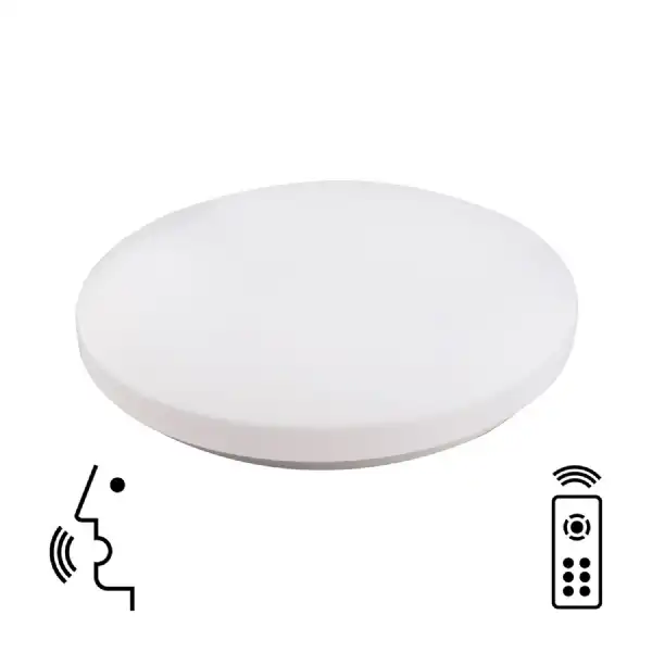 Zero Smart Ceiling, 56W LED, 3000 5000K Tuneable White, 3500lm, Remote Control, White, 3yrs Warranty