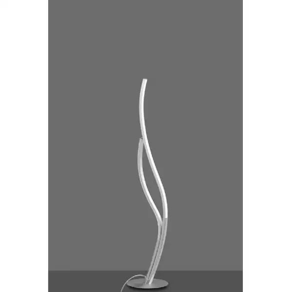 Corinto Table Lamp 84cm, 12W LED, 3000k, 960lm, Silver Chrome, Touch Dimmer, 3yrs Warranty