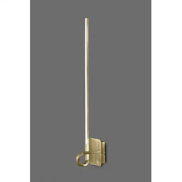 Cinto Wall Lamp 83cm, 12W LED, 3000K, 960lm, Antique Brass, 3yrs Warranty