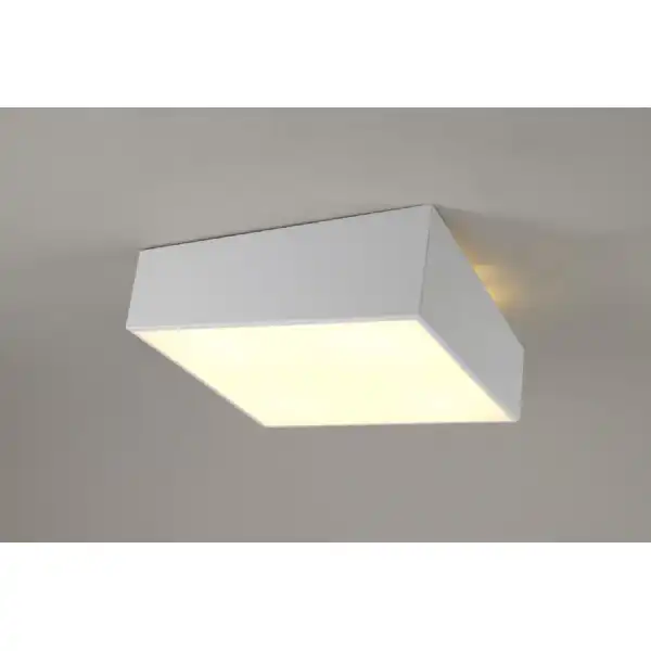 Mini Ceiling 45cm Square, 5 x E27 (Max 20W), White