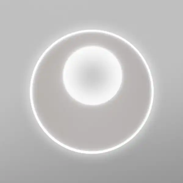 Krater Ceiling 40cm Round 36W LED 3000 6000K Tuneable, 1800lm, Remote Control White, 3yrs Warranty