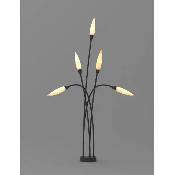 Espiga Multi Head Post Lamp, 5 x G9, IP65, Anthracite, 2yrs Warranty