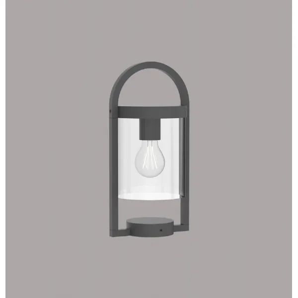 Maya Pedestal Lamp, 1 x E27, IP54, Anthracite, 2yrs Warranty
