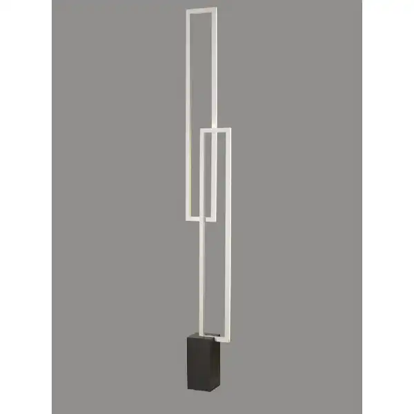 Mural Floor Lamp, 48W LED, 3000K, 3840lm, IP20, Matt White, 3yrs Warranty
