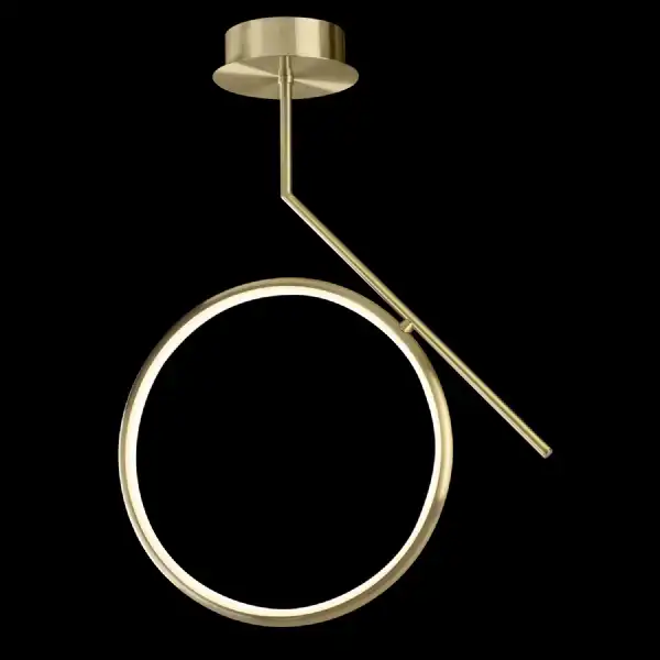 Olimpia Ceiling, 25W LED, 3000K, 1875lm, IP20, Satin Gold, 3yrs Warranty