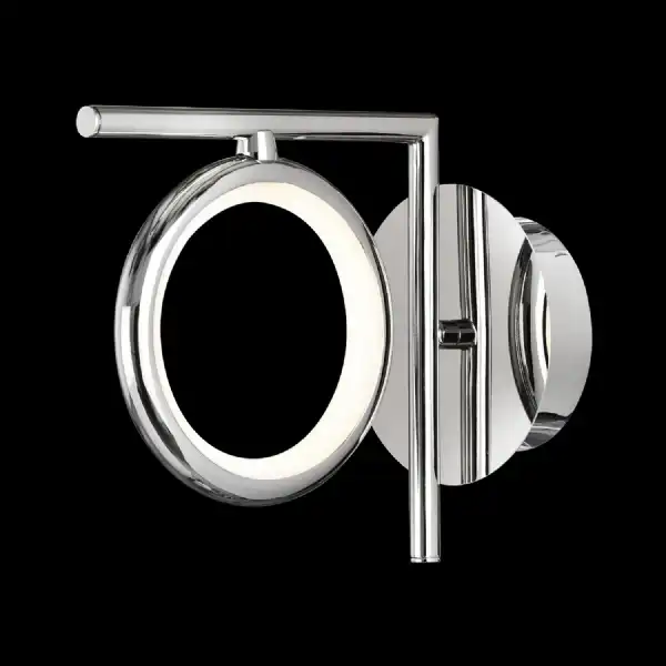 Olimpia Wall Lamp, 8W LED, 3000K, 600lm, IP20, Chrome, 3yrs Warranty