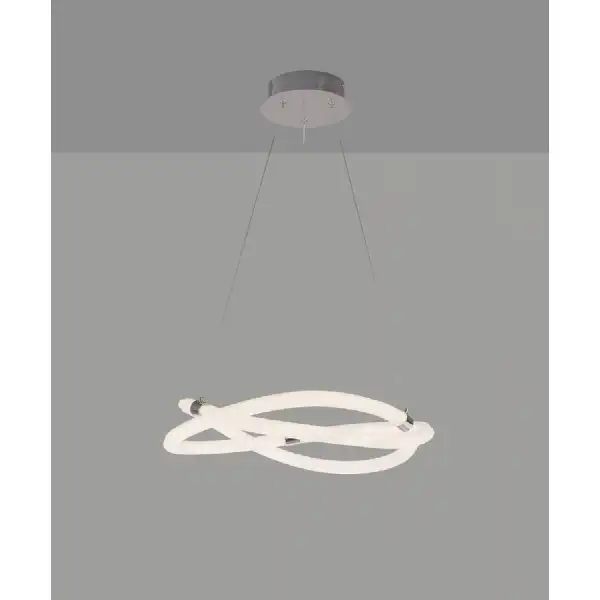 Infinity II Ceiling, 42W LED, 3000K, 3150lm, IP20, Chrome, 3yrs Warranty