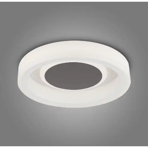 Moca Flush 36cm Round 30W LED 4000K, 1900lm, White Mocha, 3yrs Warranty