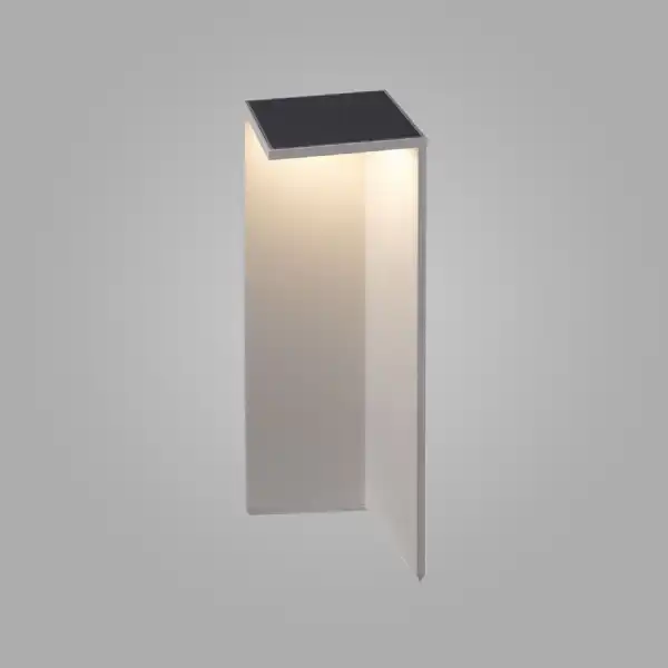 Chevalier Bollard Solar Sensor, 2.2W LED, 3000K, 188lm, IP54, Graphite, 3yrs Warranty