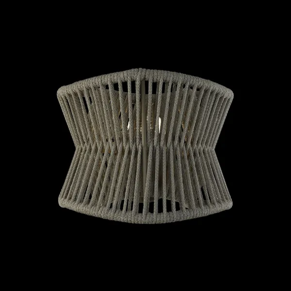 Polinesia Wall Lamp, 1 x E27, IP44, Beige Oscu, 2yrs Warranty