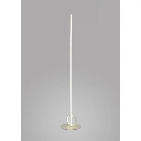 Kitesurf Floor Lamp, 24W LED, 3000K, 900lm, White, 3yrs Warranty