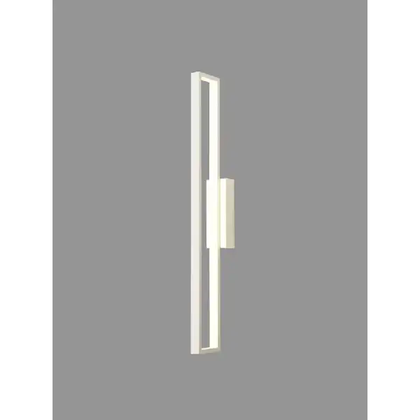 Durban Wall Lamp, 20W LED, 3000K, 1550lm, White, 3yrs Warranty