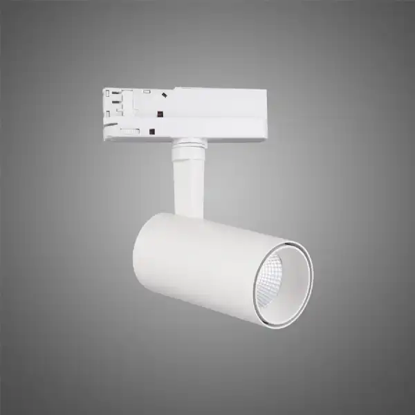 Fiji 1 Light 3 Circuit Track Light 20W LED 3000K, 2000lm, 38deg, White, 5yrs Warranty