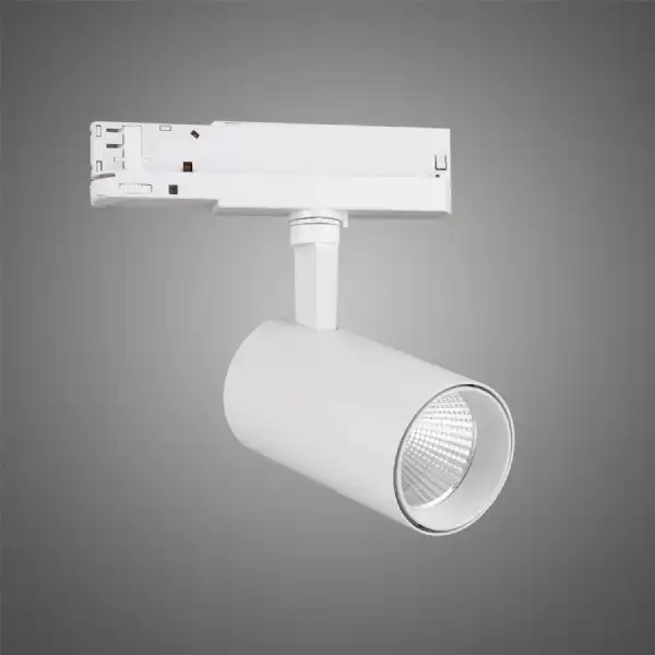 Fiji 1 Light 3 Circuit Track Light 30W LED 3000K, 3000lm, 38deg, White, 5yrs Warranty