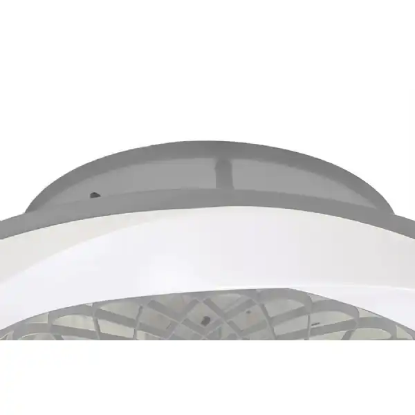 Boreal 70W LED Dimmable Ceiling Light With Built In 35W DC Reversible Fan, Silver Finish C W Remote Control, 4200lm