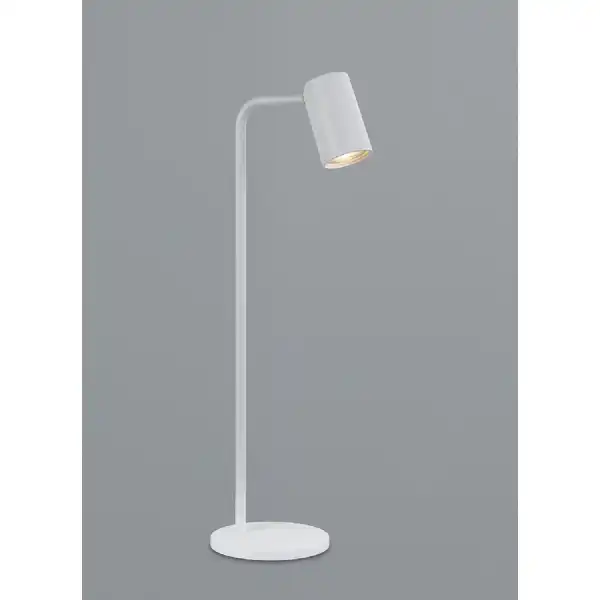 Sal Tall Table Lamp With Inline Switch 1 Light GU10, Sand White