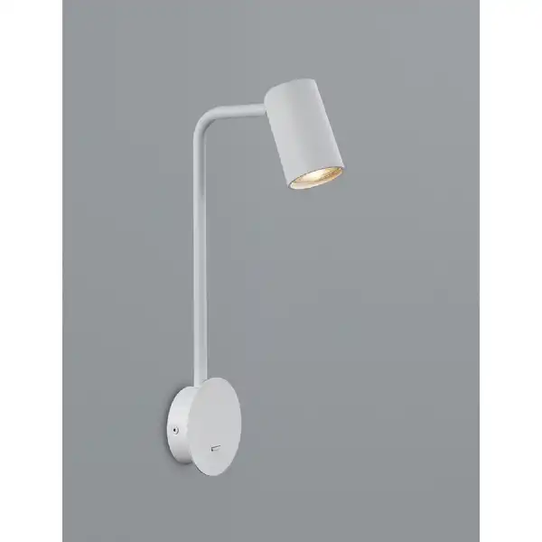 Sal Wall Lamp Switched 1 Light GU10, Sand White