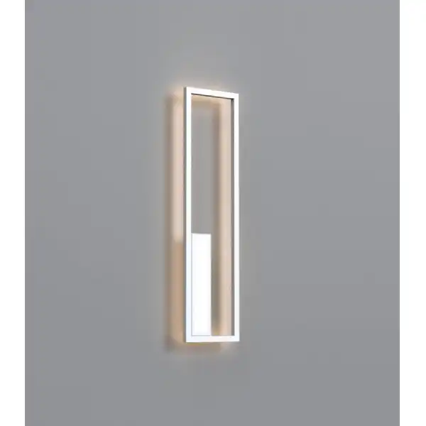 Boutique Rectangle Wall Lamp, Dimmable, 40W LED, 3000K, 2250lm, White, 3yrs Warranty