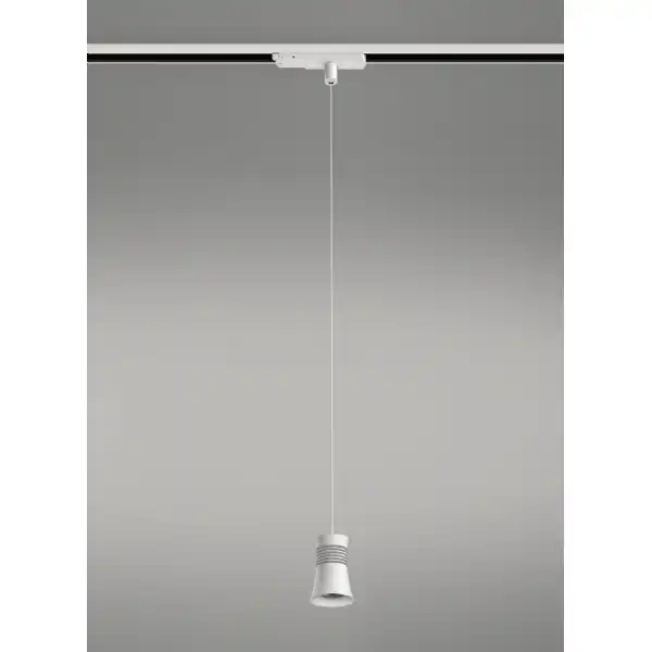 Pagoda Pendant For Track, 12.5W LED, 3000K, 950lm, White, 3yrs Warranty