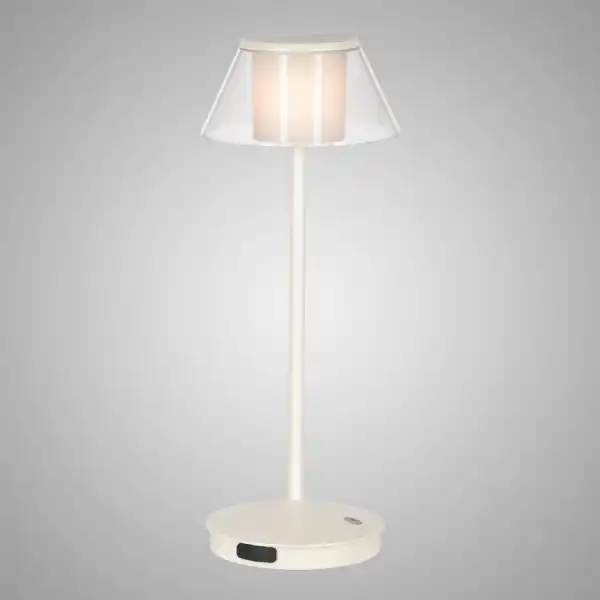 K5 Portable Lantern, 2W LED, 3000K, 230lm, IP54, USB Charging Cable Included, White, 3yrs Warranty
