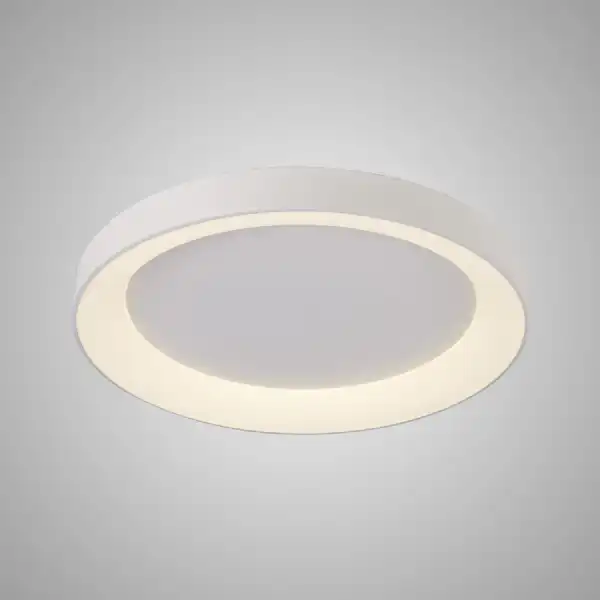 Niseko Ring Ceiling 65cm 48W LED, 3000K, 3900lm, White, 3yrs Warranty