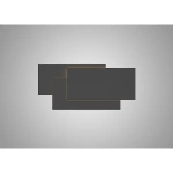Tahiti XL Wall Lamp 12W LED 3000K, 1080lm, Black, 3yrs Warranty