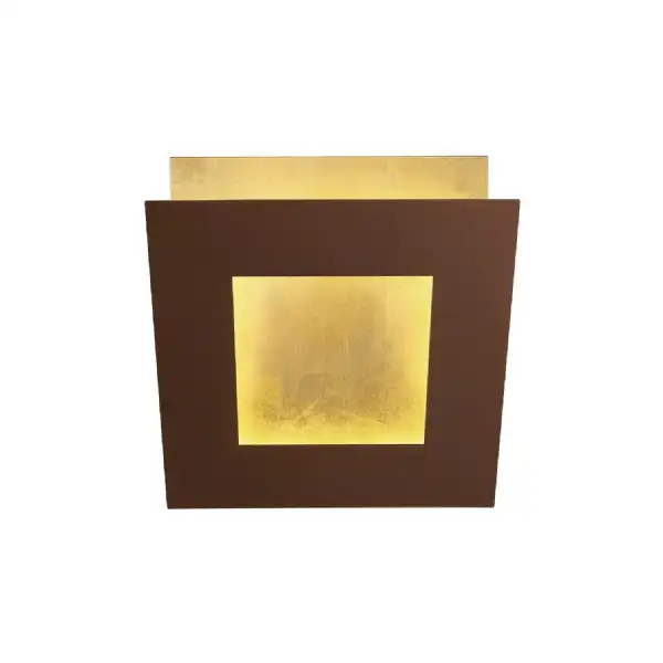 Dalia 18cm Wall Lamp, 18W LED, 3000K, 1260lm, Gold Rust Brown, 3yrs Warranty