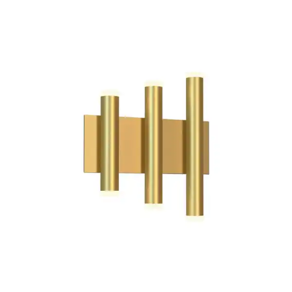 Cala 3+3 Light Wall Light, 36W LED, 3000K, 2520lm, Gold, 3yrs Warranty