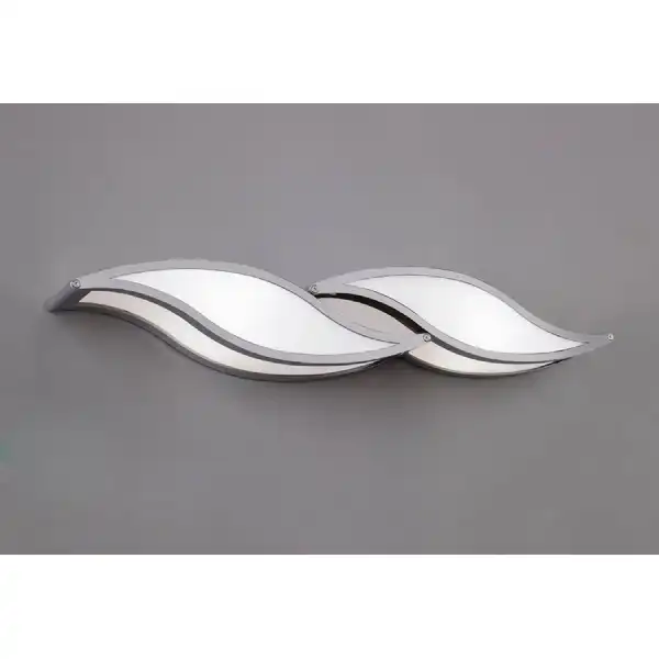 Sintesys Wall Lamp GU10 2 Light Small Polished Chrome, CFL Lamps INCLUDED