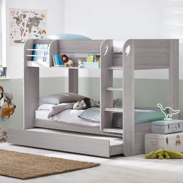 Mars Bunk And Underbed Grey Oak