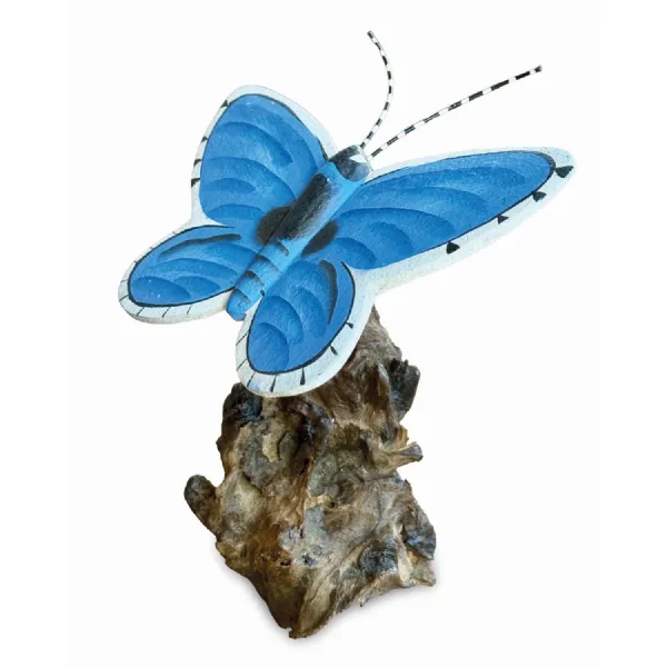 Holly Blue Butterfly On Driftwood W20cm
