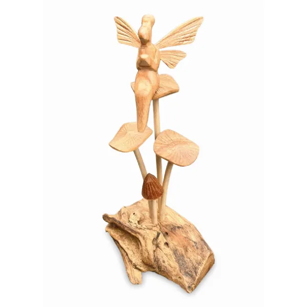 Tinkerbell Fairy On Mystical Mushrooms