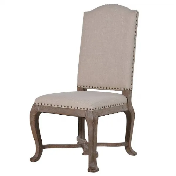Cream Studded Dining Chair