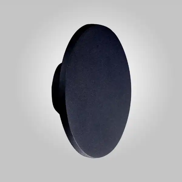 Bora Bora Ceiling Wall Light 38cm Round 30W LED 3000K, 2400lm, Matt Black, 3yrs Warranty