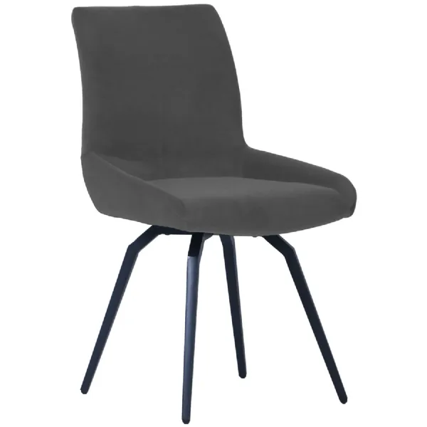 Medway Swivel Chair Dark Grey