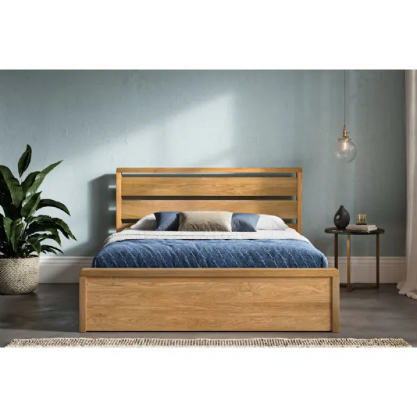 Modena Oak Double Bed