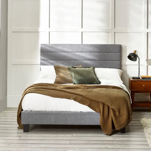 Merida 135cm Double Bed Grey