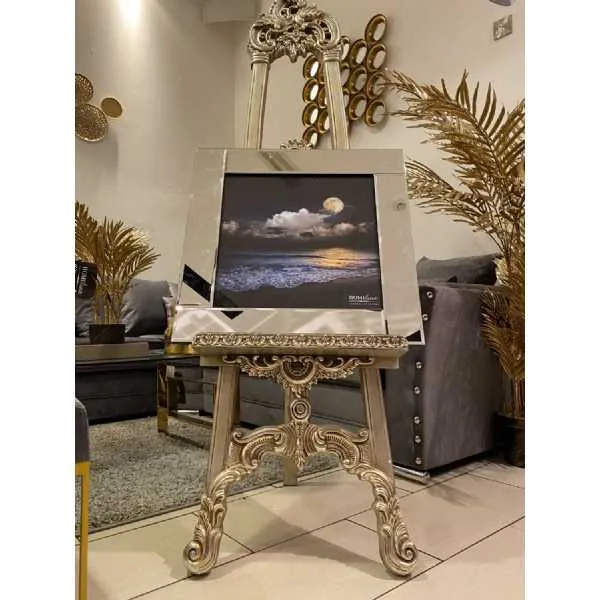 Moonlight Shores Wall Art Mirror Frame