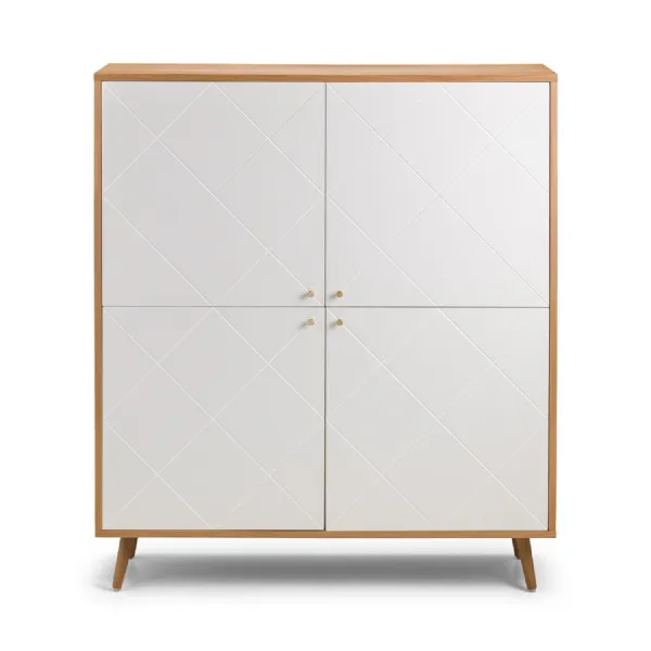 Moritz 4 Door Cabinet Oak
