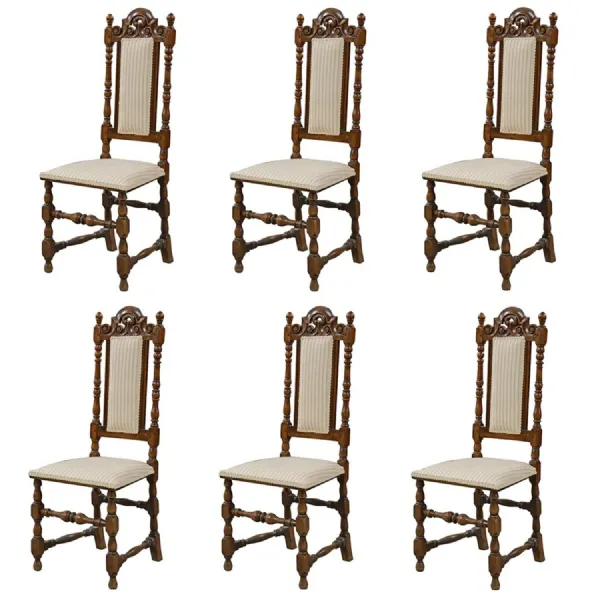 6x 17th Century Style Chairs
