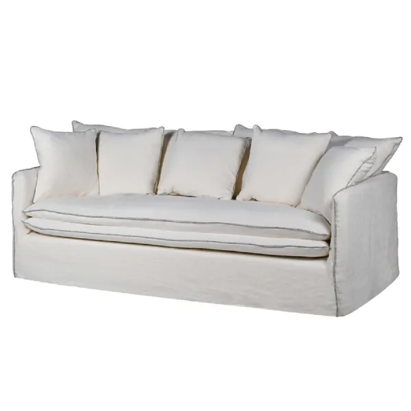 Cala Llenya White 3 Seater Sofa