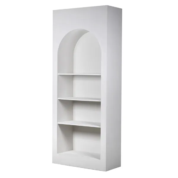 White Arched Display Cabinet