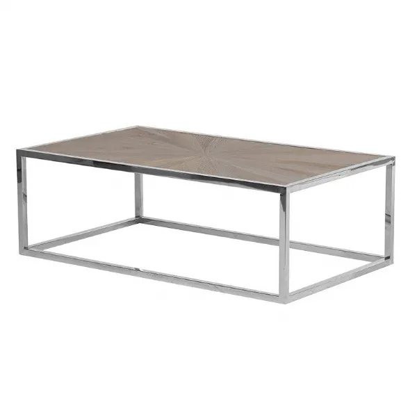 Parquet Top Open Coffee Table