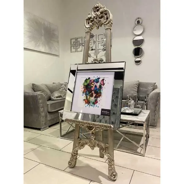 Multicolor Skull Wall Art Mirror Frame