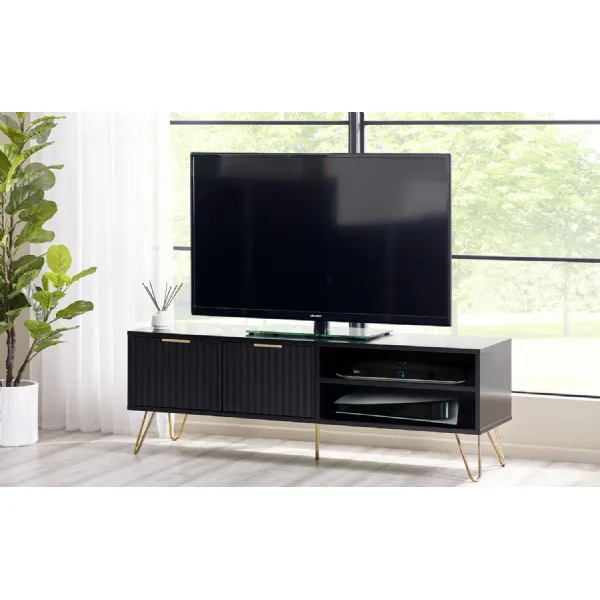 Murano TV Unit Matt Black