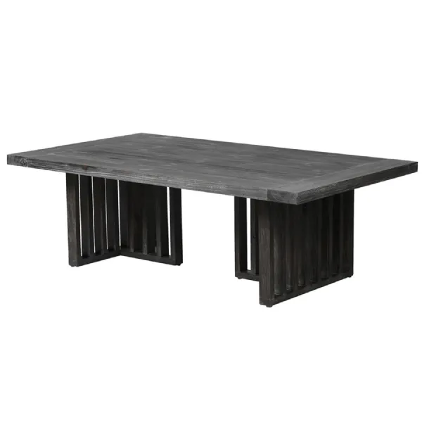 Fir Slatted Legs Coffee Table